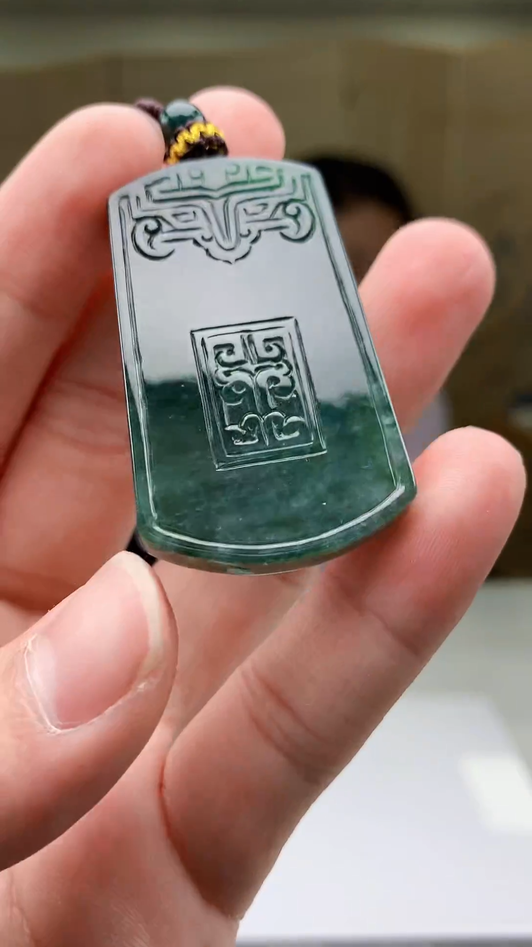 【闪购商品】定制翡翠未镶嵌4902bb-毛货挂件97