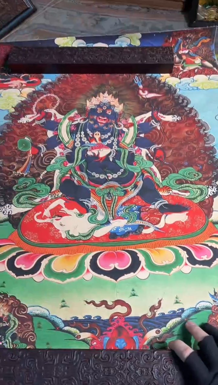 卷轴画路路的唐卡tk160