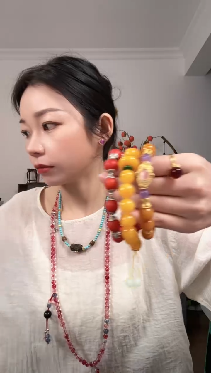 【闪购商品】琥珀颈饰未镶嵌A204AAAAA