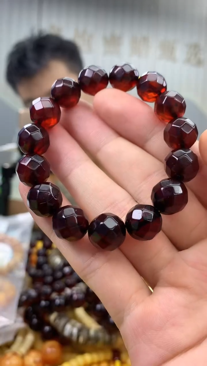 裸石蜜蜡未镶嵌手串