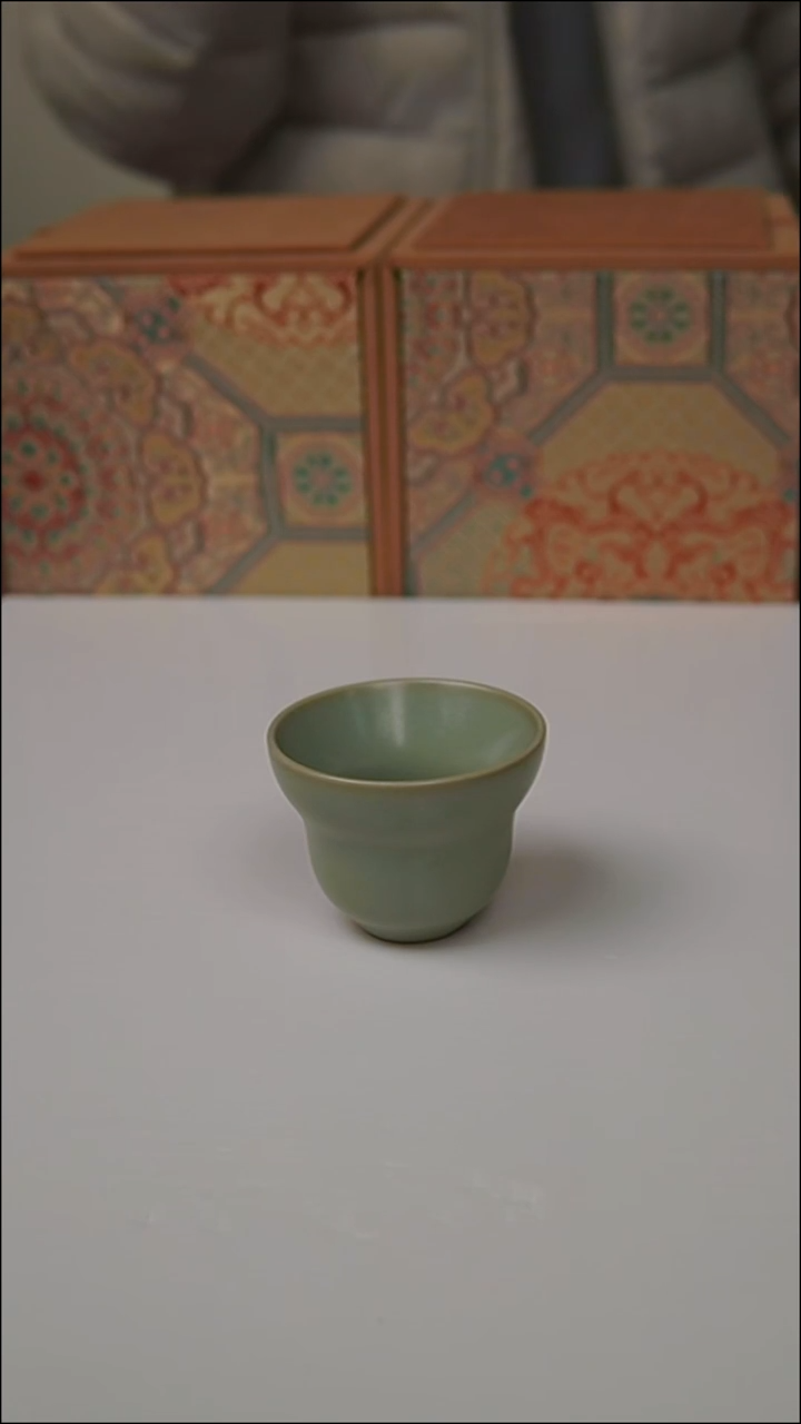 杯子瓷富山严选汝瓷，小葫芦