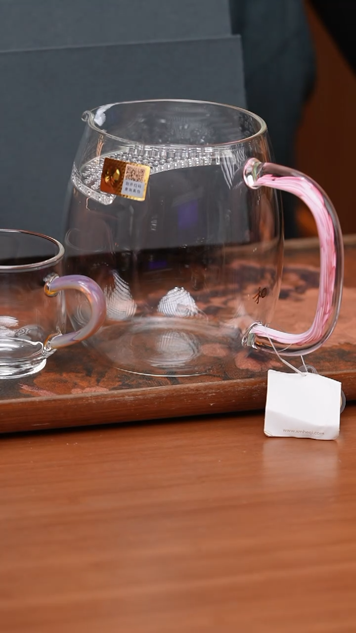 【闪购商品】禾器/澄然煮茶器/凤尾粉玉+水月杯粉玉