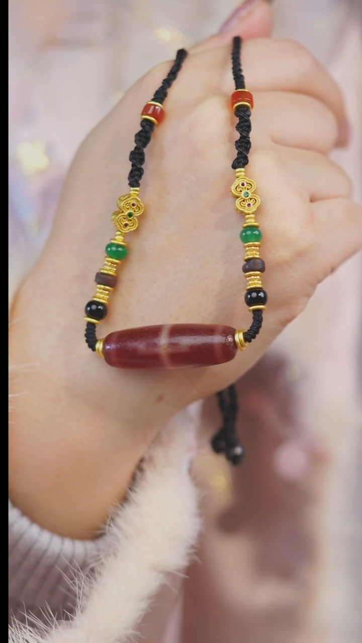 【闪购商品】玛瑙/玉髓项链未镶嵌多样性发一