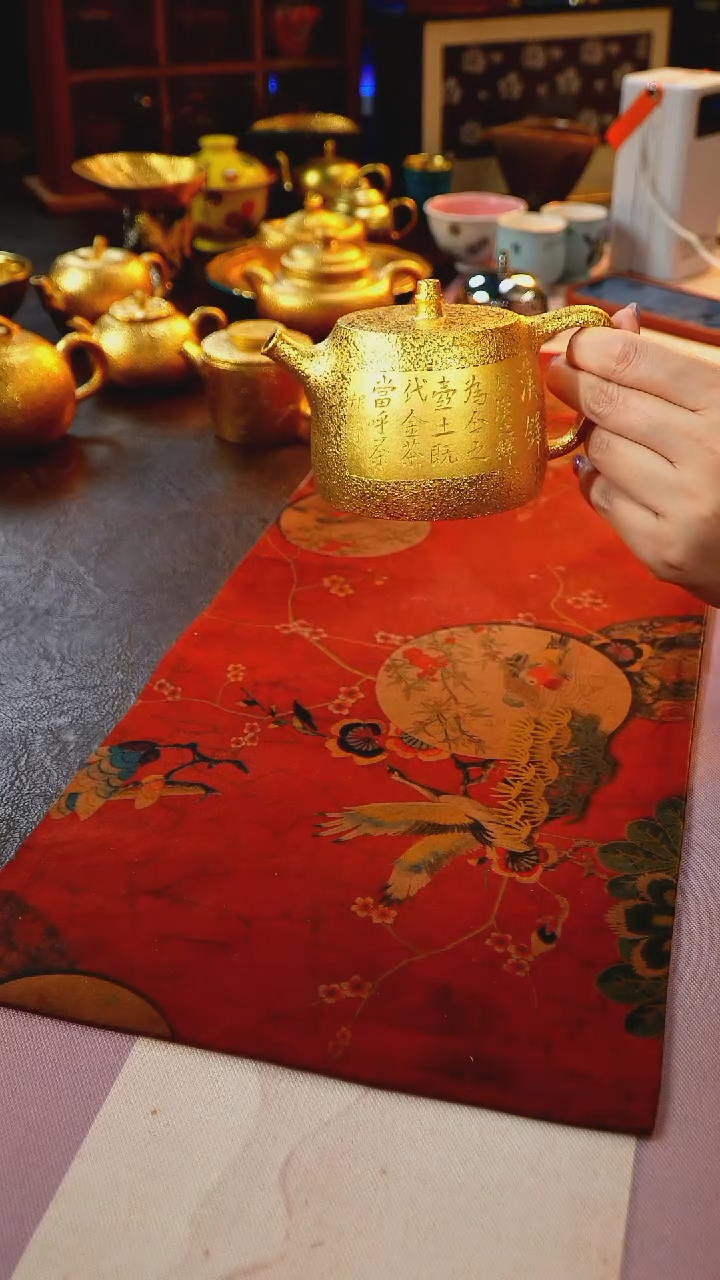 茶杯紫砂【宜景窑系列】金壶