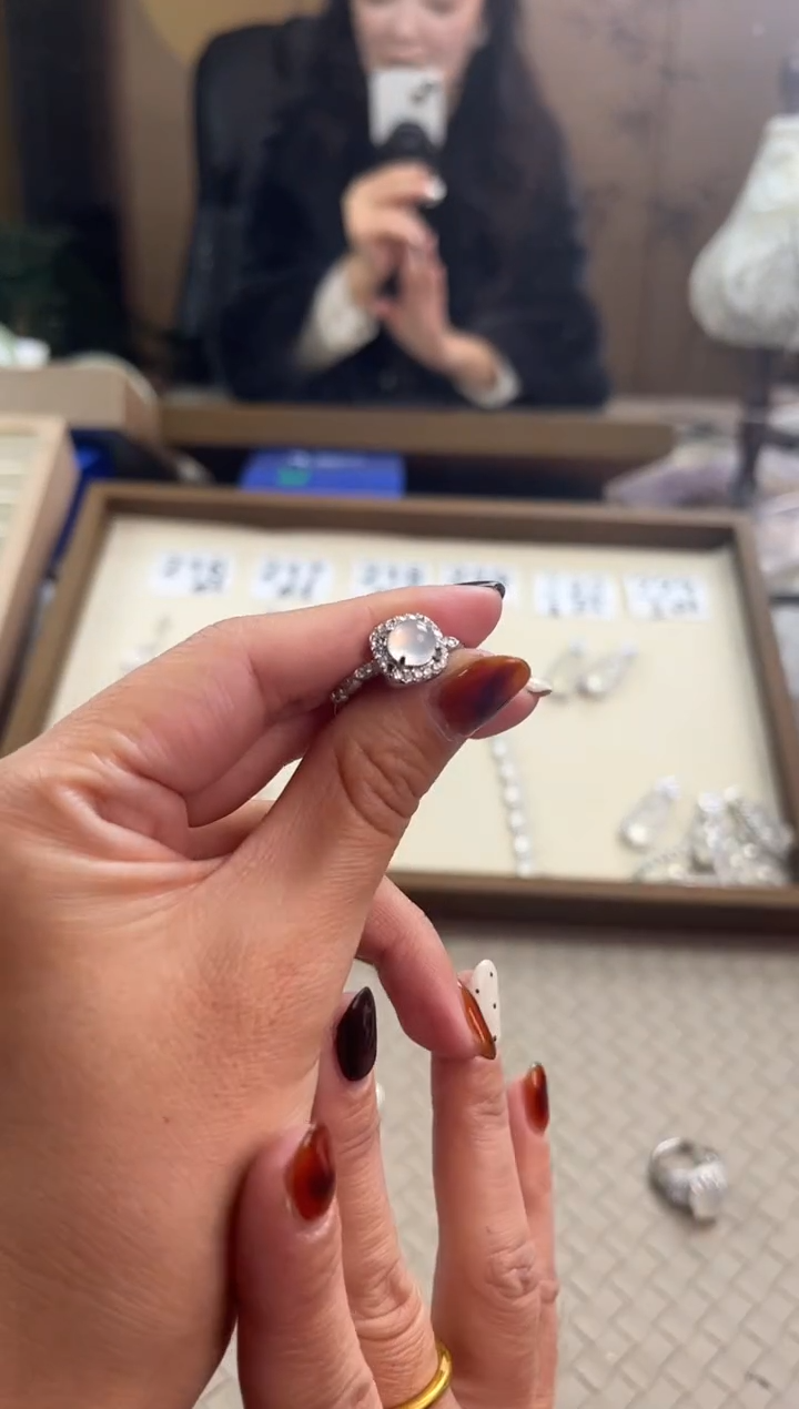 手镯玛瑙/玉髓合金方糖戒指