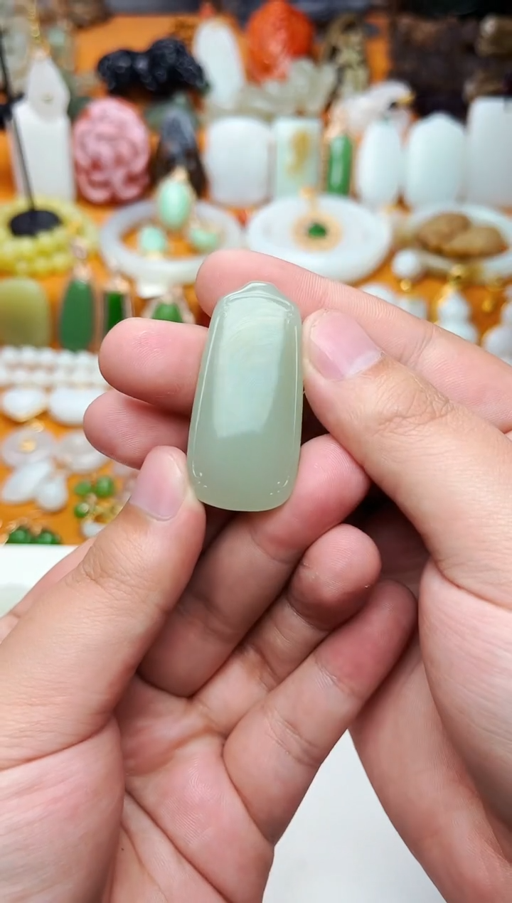 【闪购商品】和田玉颈饰未镶嵌无事牌01