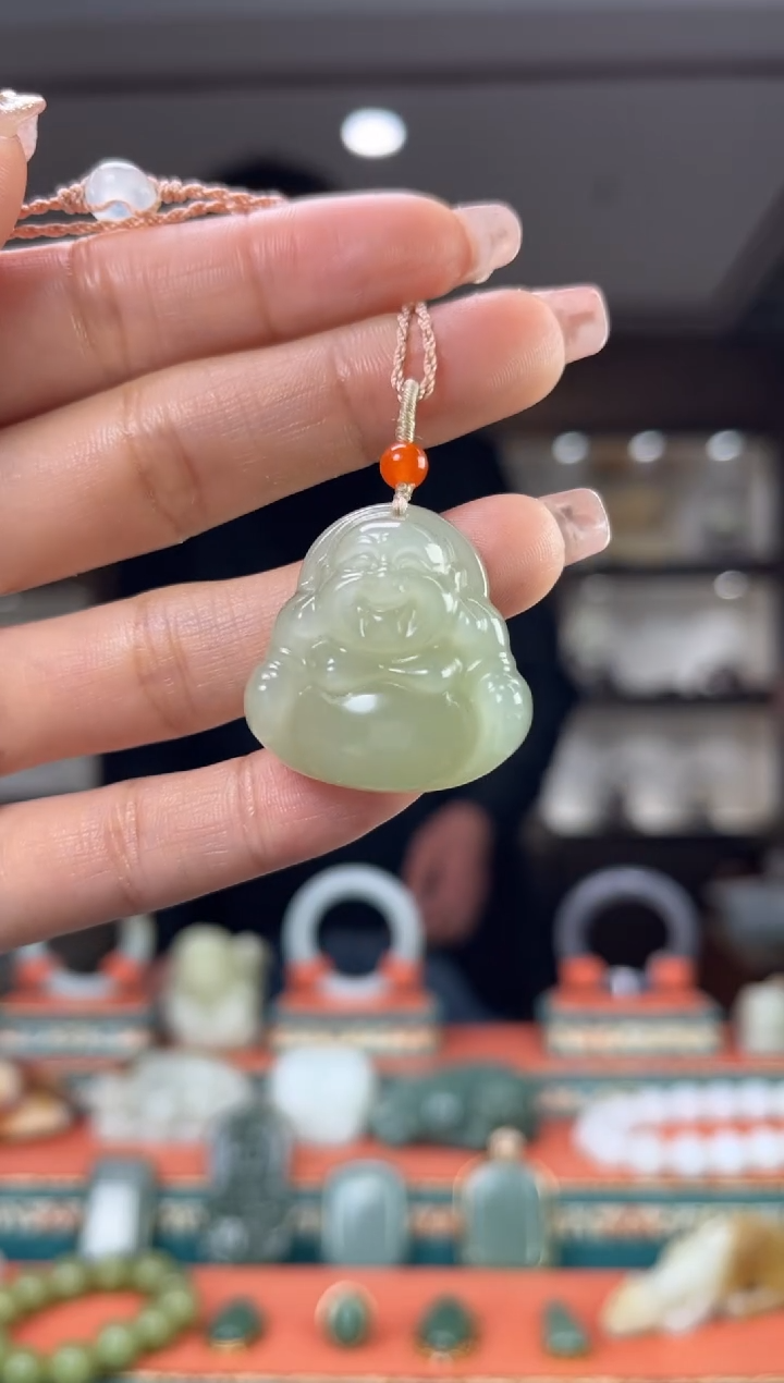 【闪购商品】和田玉颈饰未镶嵌佩佩30mm左右