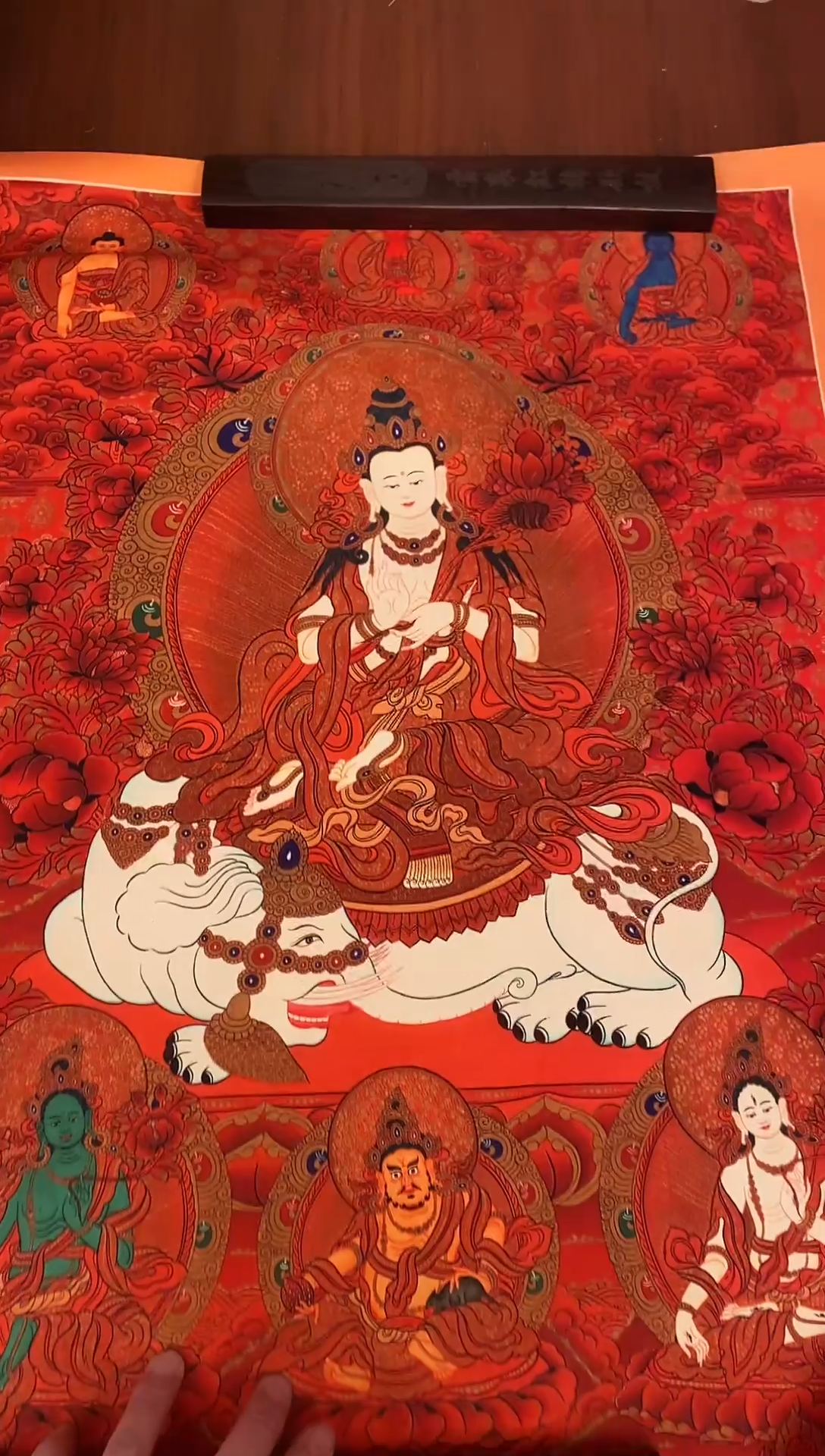 装裱画精美唐卡tk16172