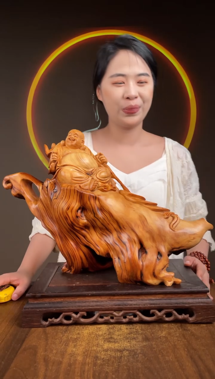 柏木（崖柏）手工摆件,先抢先得! 编号213