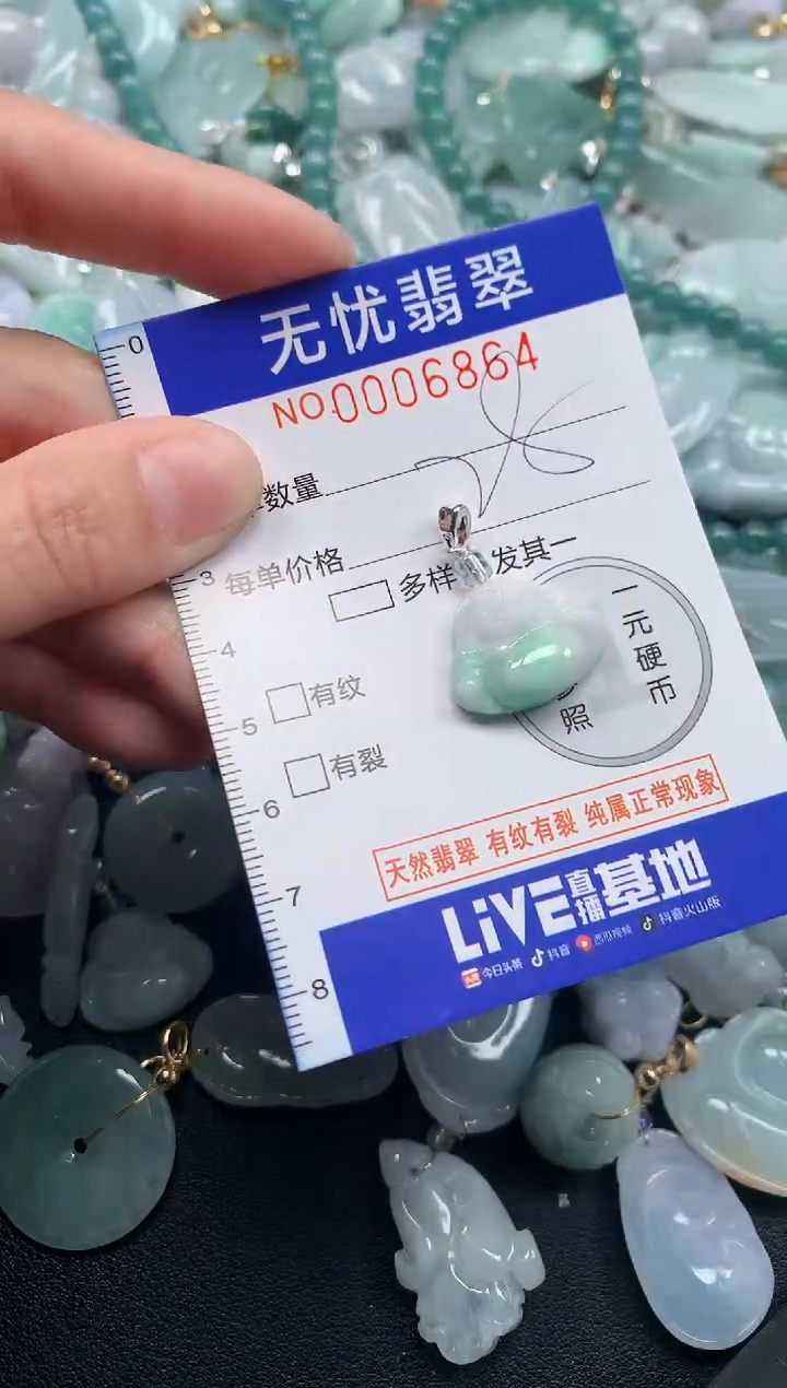 颈饰未镶嵌翡翠6864
