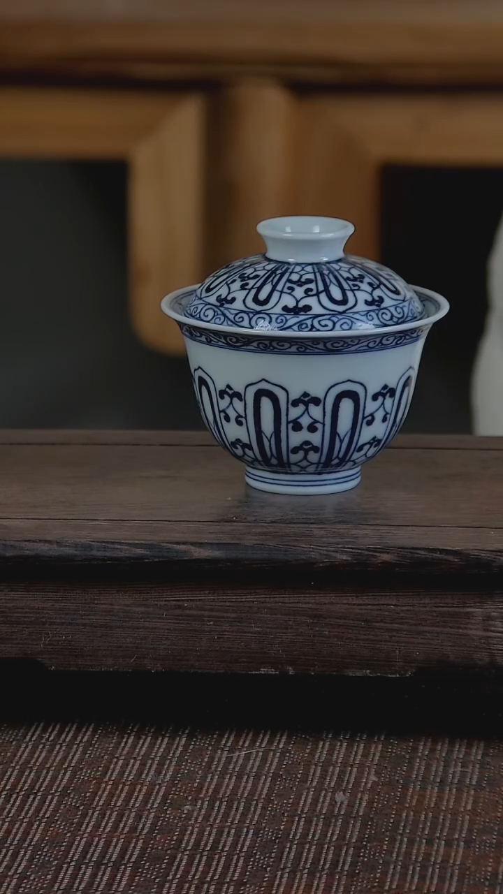 【闪购商品】折葵非器手工手绘宝相缠枝莲
