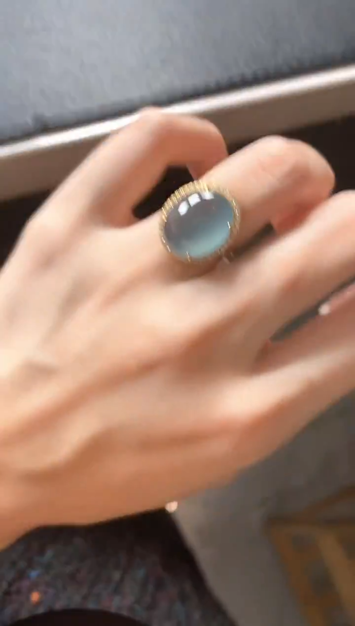 银S925镶嵌戒指翡翠51151