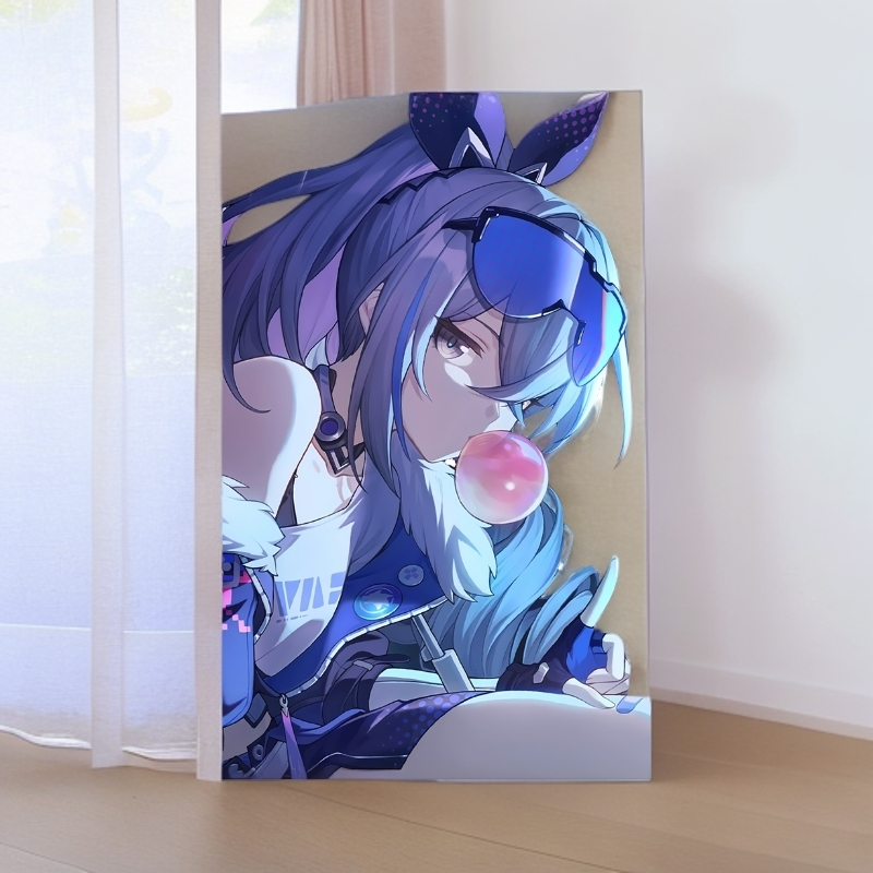 《崩铁》镭射票根新品同人二创精美亚克力7cm*17cm*2mm