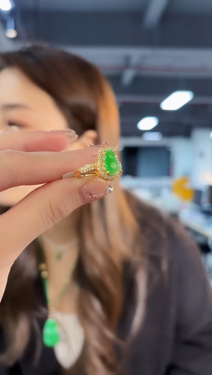 【闪购商品】翡翠戒指未镶嵌缅料A货/支持复检/一件