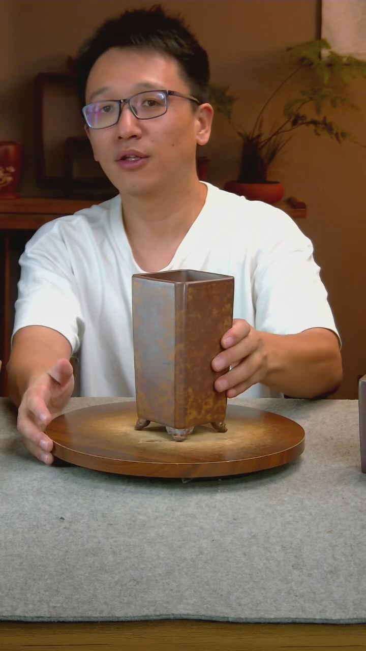 G25艾砂宜兴紫砂花盆