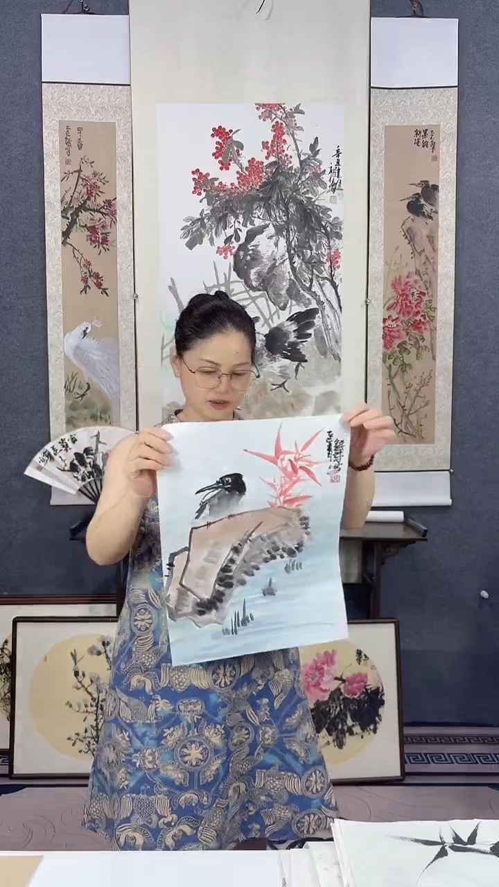 国画42*32吴铁成手绘作品