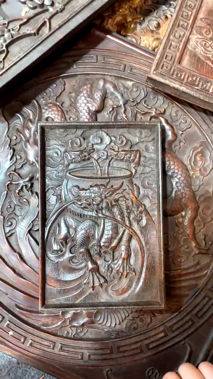 【闪购商品】木紫檀雕刻一物一拍以直播间为准