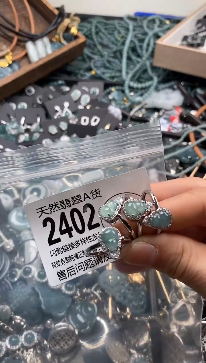 【闪购商品】翡翠颈饰未镶嵌多样性发其一2402