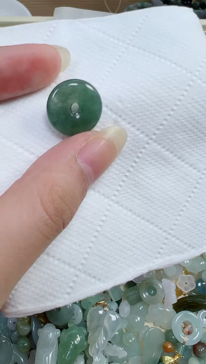 翡翠裸石232号链接，A货翡翠