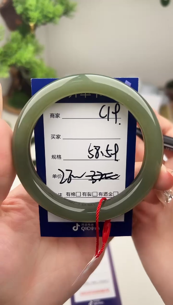 未镶嵌手镯和田玉微色差C19