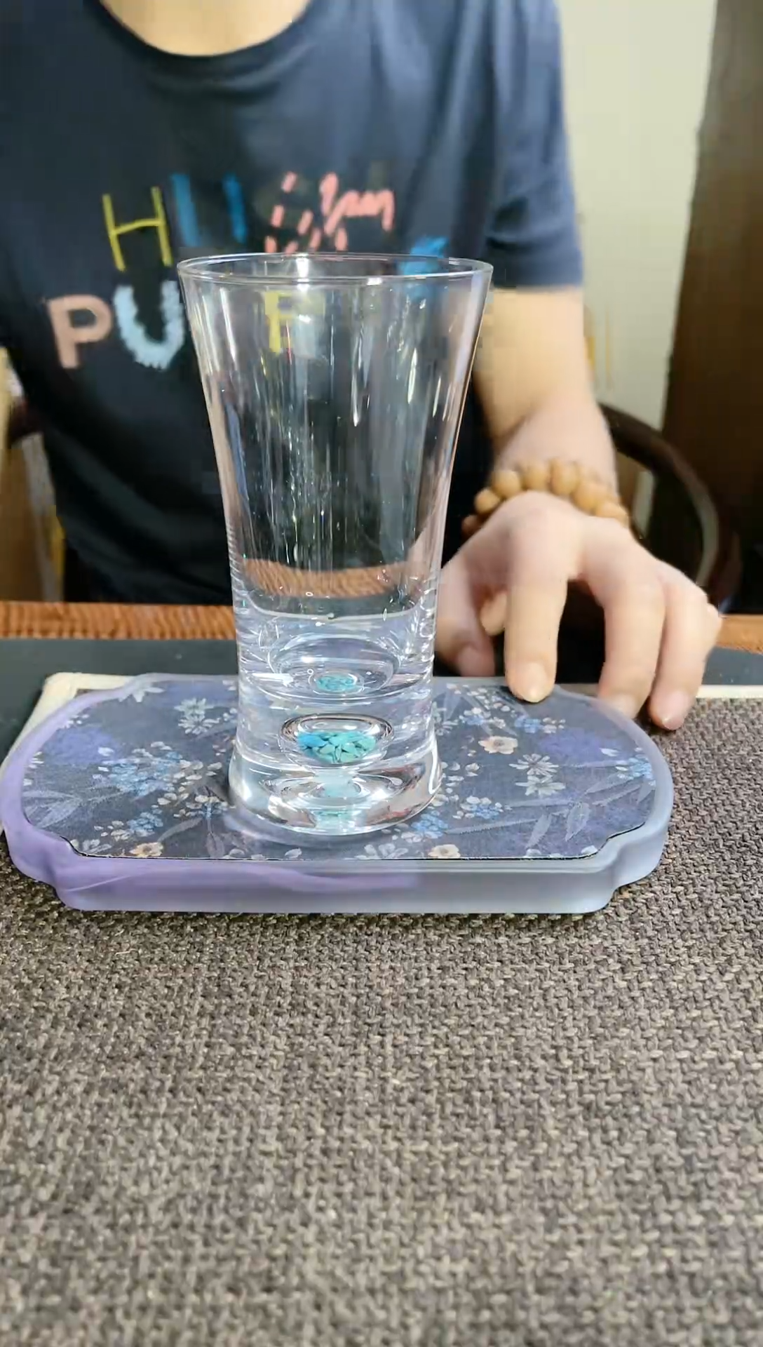 绿茶杯全手工水晶玻璃