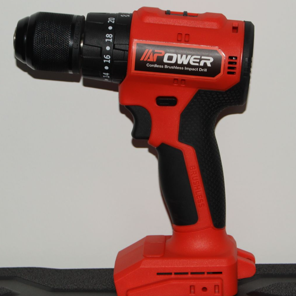 55NM无刷冲击电钻 充电锂电动工具 大功率变速调节 便携式