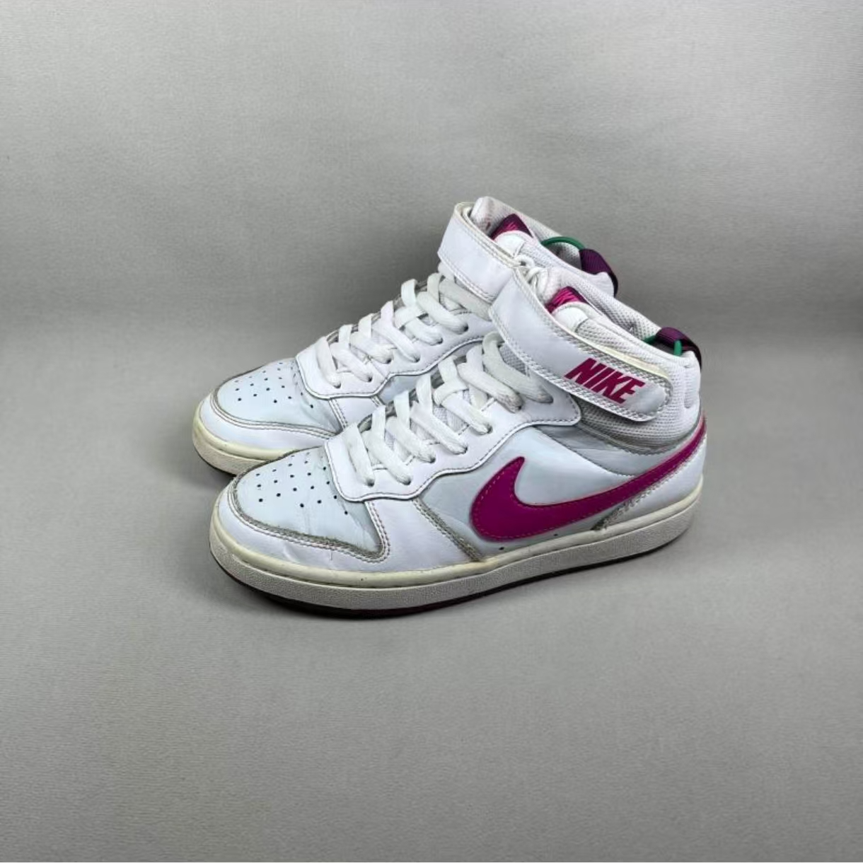 福利款 36码 二手 Nike Court Borough Mid2 CD7782-006（“B123”）