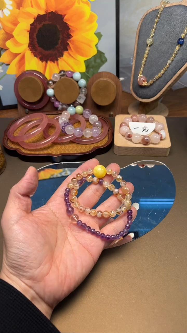 未镶嵌手串水晶1