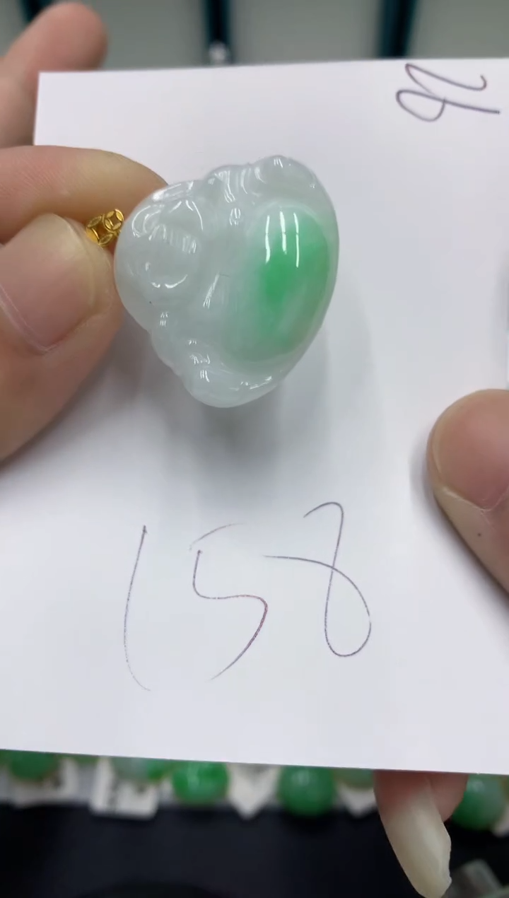 【闪购商品】翡翠颈饰18K金镶嵌翡翠