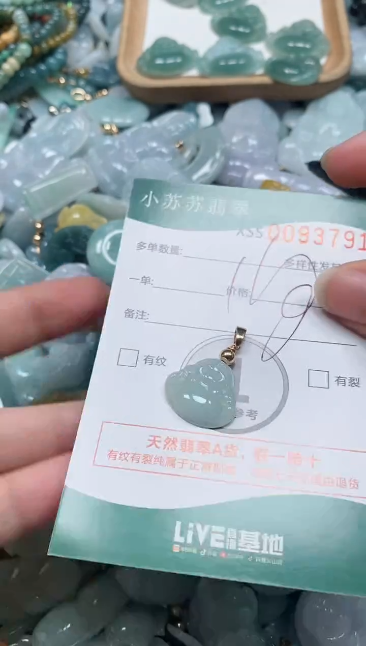 【闪购商品】翡翠颈饰未镶嵌闪购商品0093791