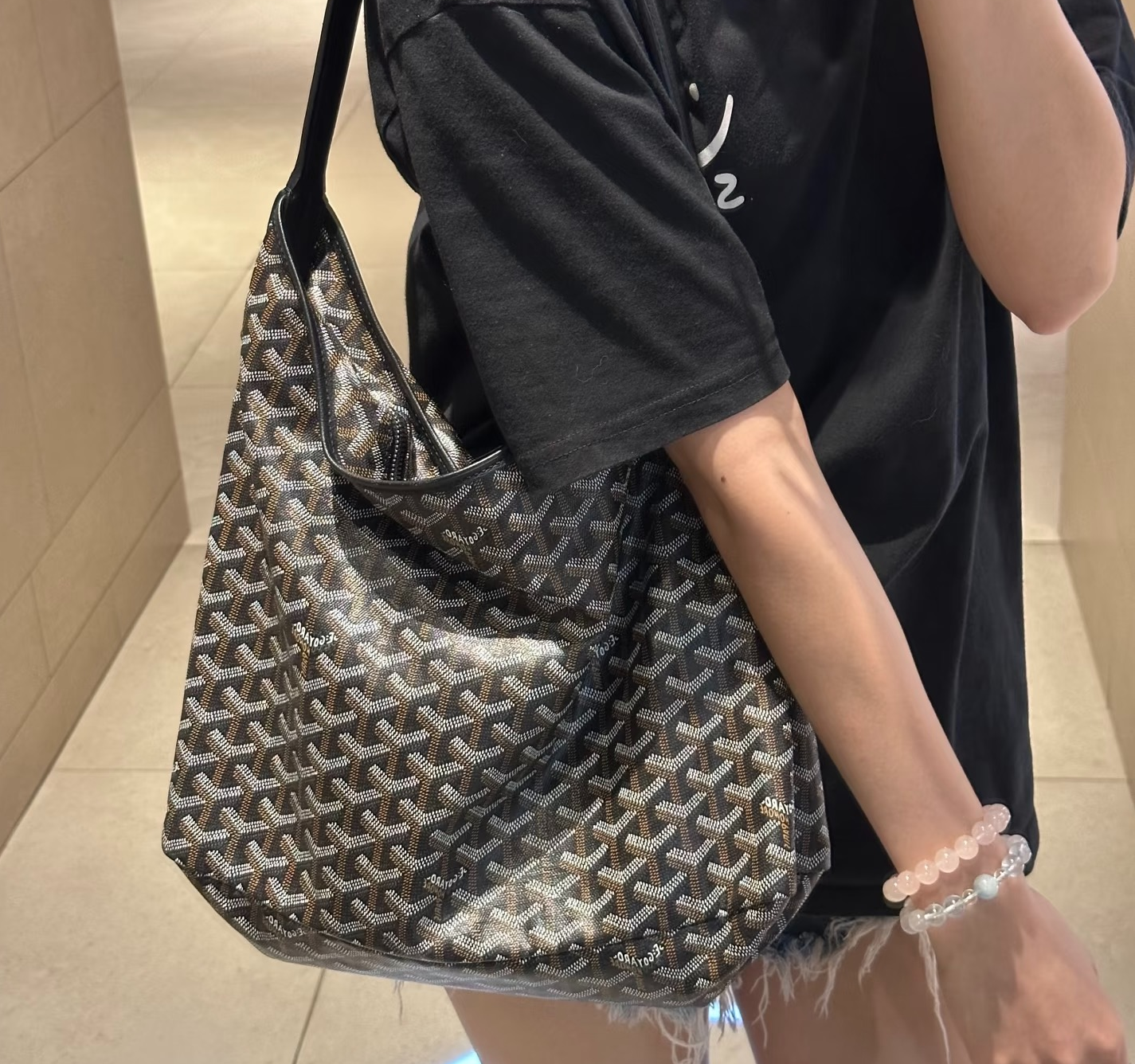 Goyard 单肩包 黑色hobo mx8956/2512