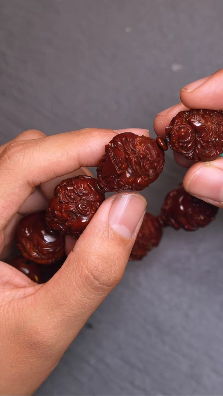 【闪购商品】橄榄核吊坠钟馗捉鬼绿回血