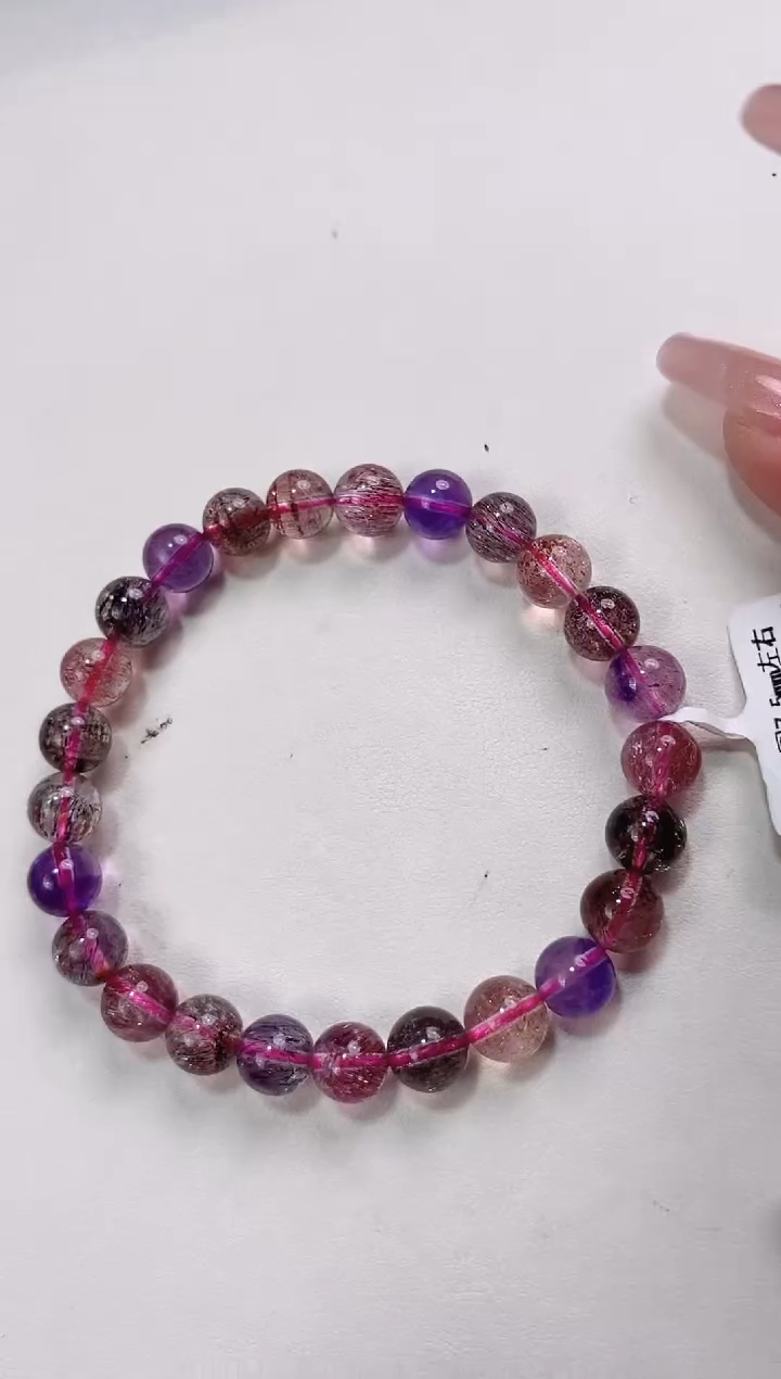 【闪购商品】水晶超七单圈7.5*未镶嵌多人多样性发其一