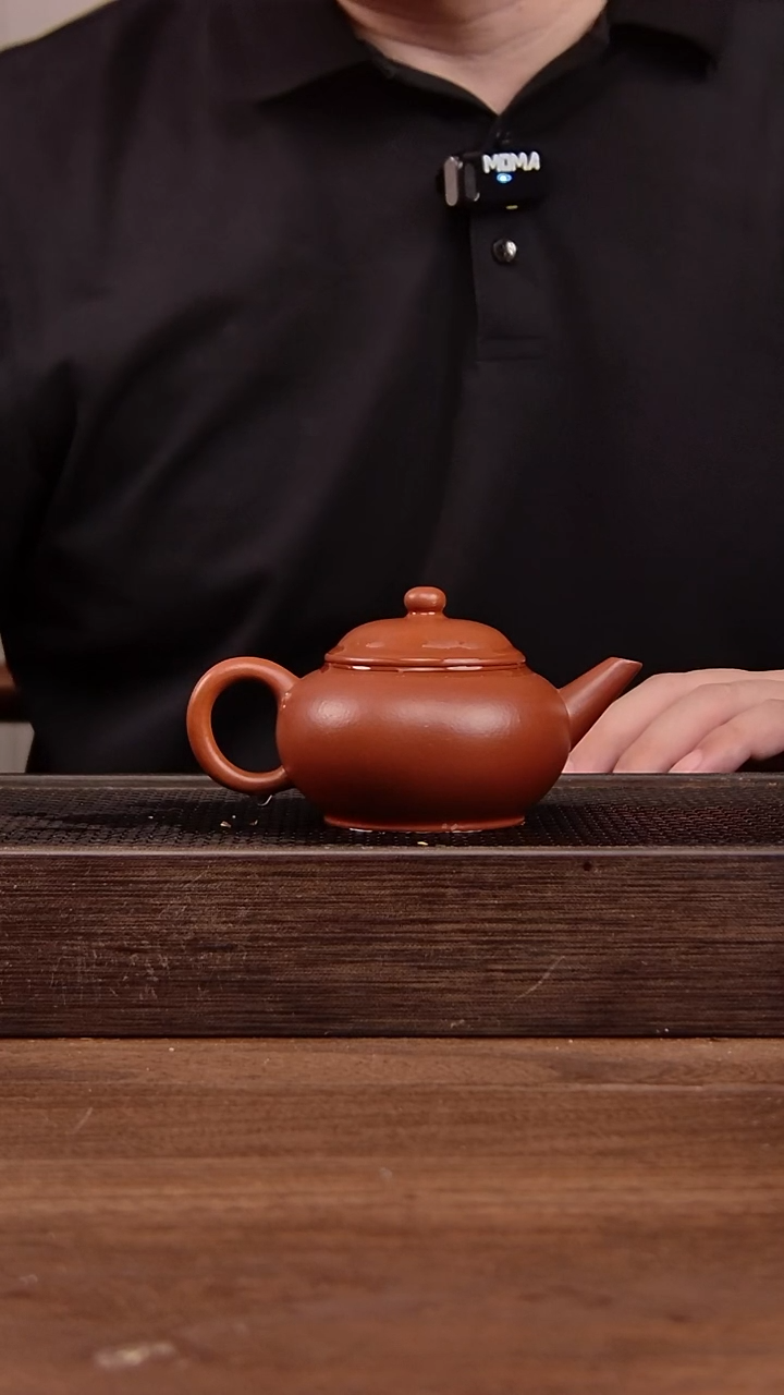 茶壶紫砂朱泥 水平  170CC