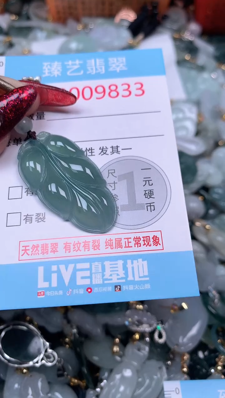 颈饰未镶嵌翡翠9833