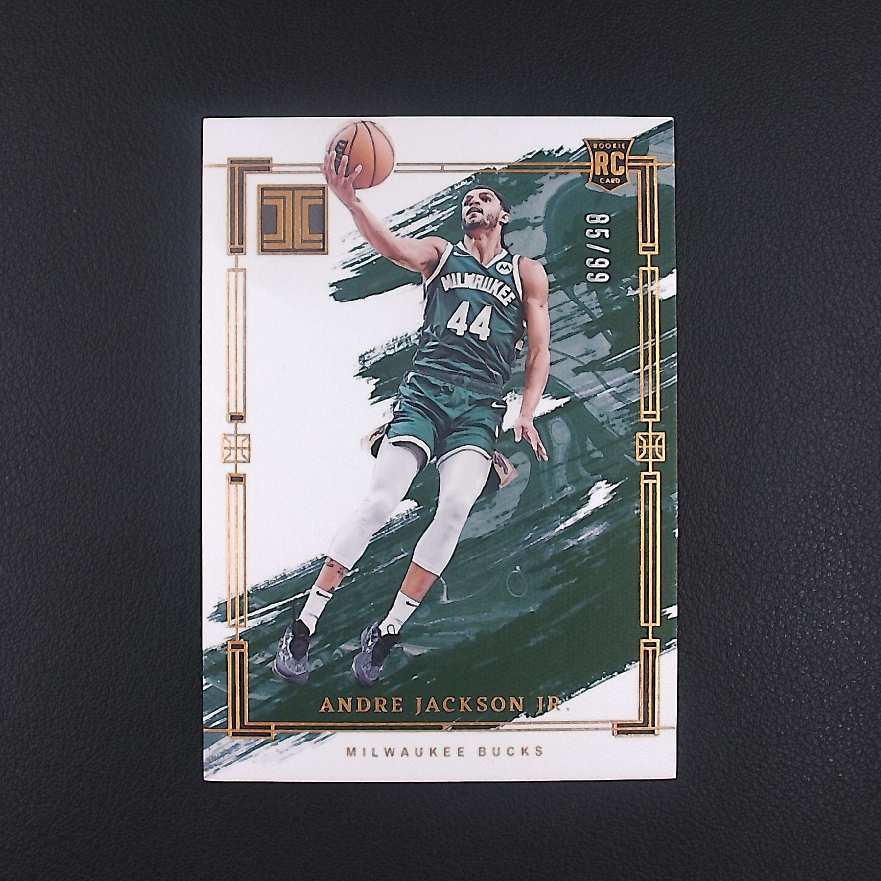 小安德烈杰克逊 小真金 99编 帕尼尼NBA国宝手提签字球星卡