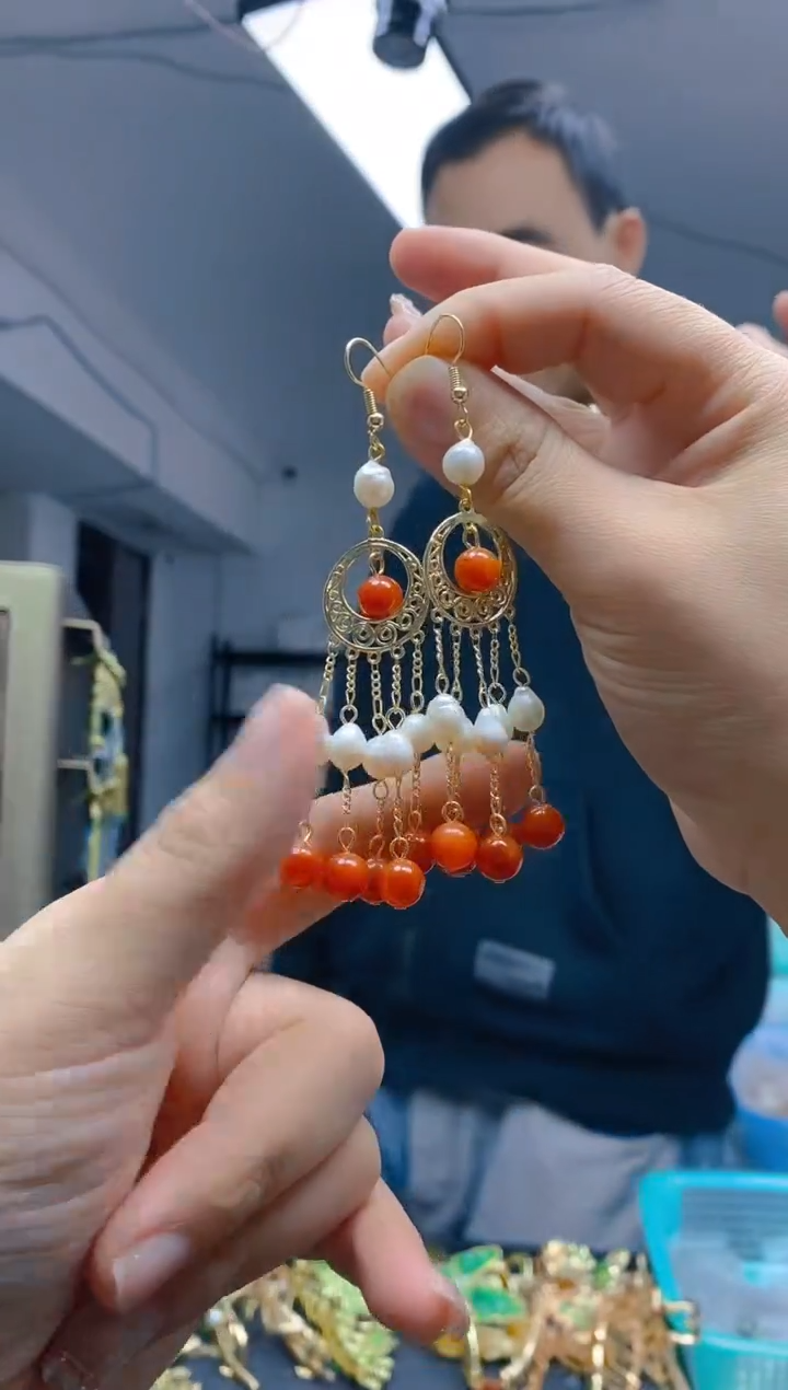 【闪购商品】翡翠耳饰合金0102翡翠耳钩