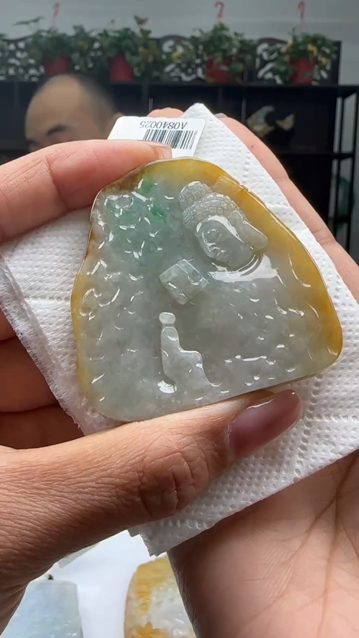 【闪购商品】翡翠颈饰未镶嵌天然翡翠A货吊坠