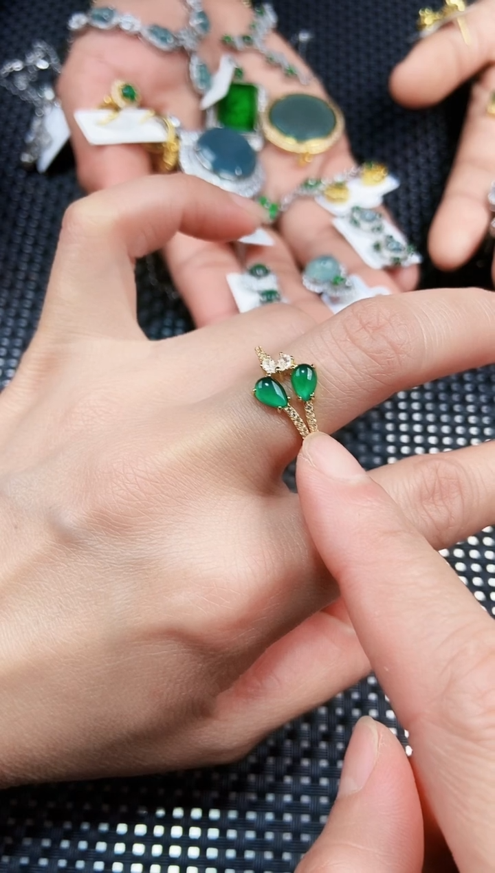 【闪购商品】翡翠戒指未镶嵌111111111