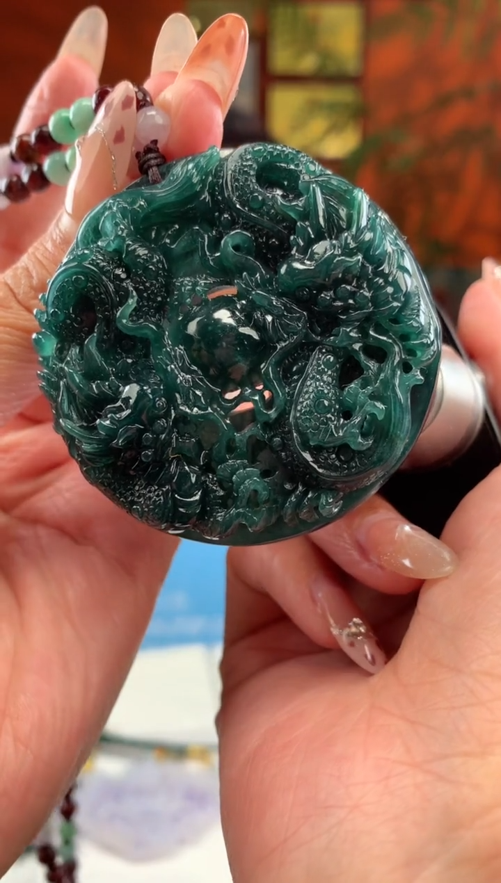 【闪购商品】定制翡翠未镶嵌挂件发货（拍一发一）