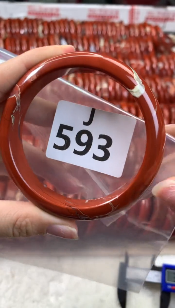 【闪购商品】碧石红碧石手镯J未镶嵌593-61