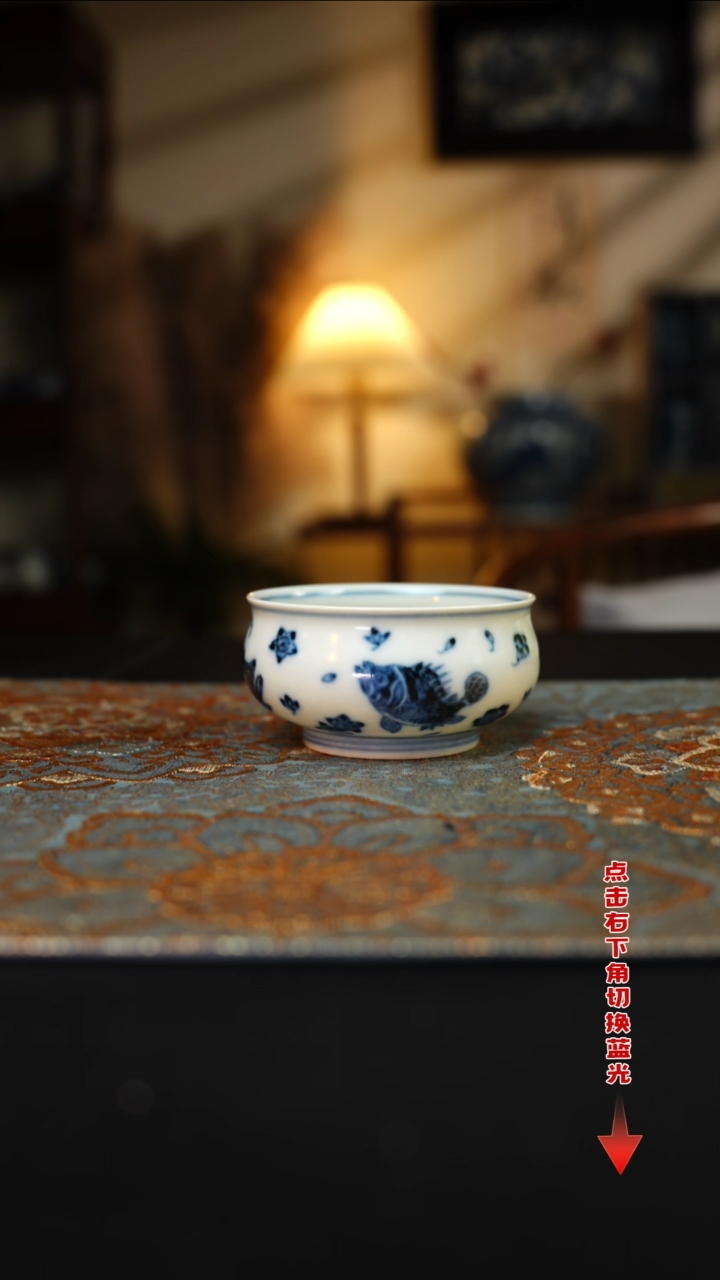 【闪购商品】杯待月观山 桃花鳜鱼炉式杯