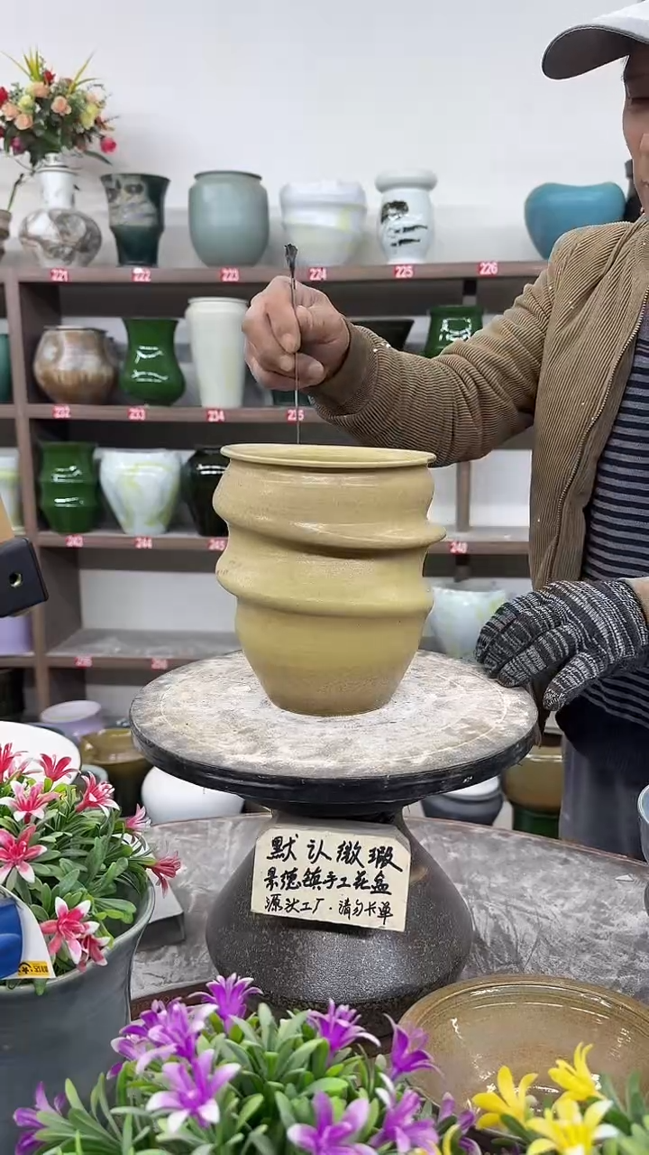 12-19-高19口13瑕-花盆