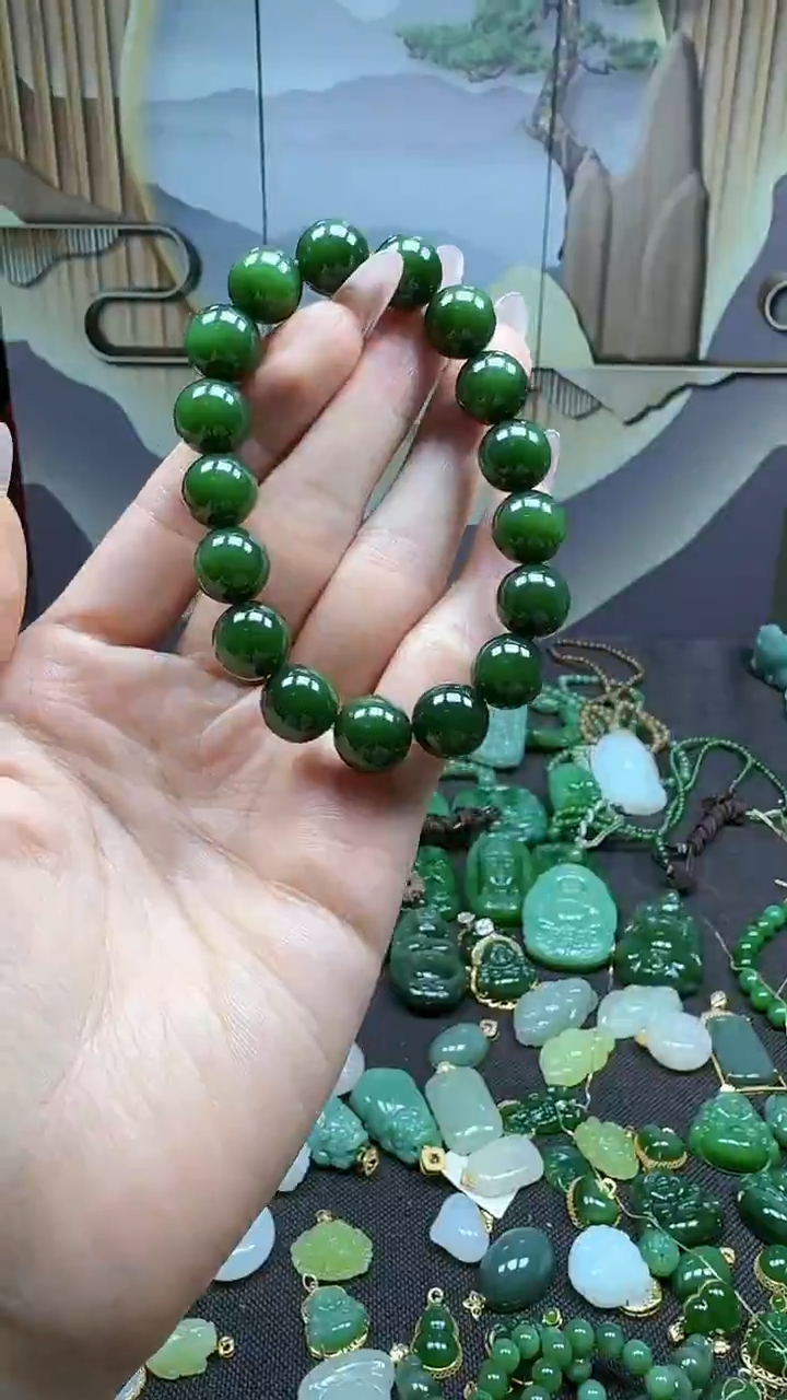 和田玉未镶嵌挂件12