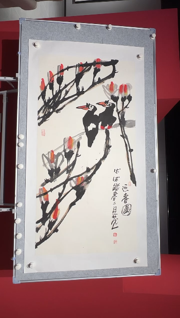 【闪购商品】绘画姜国华-8平尺-花鸟国画