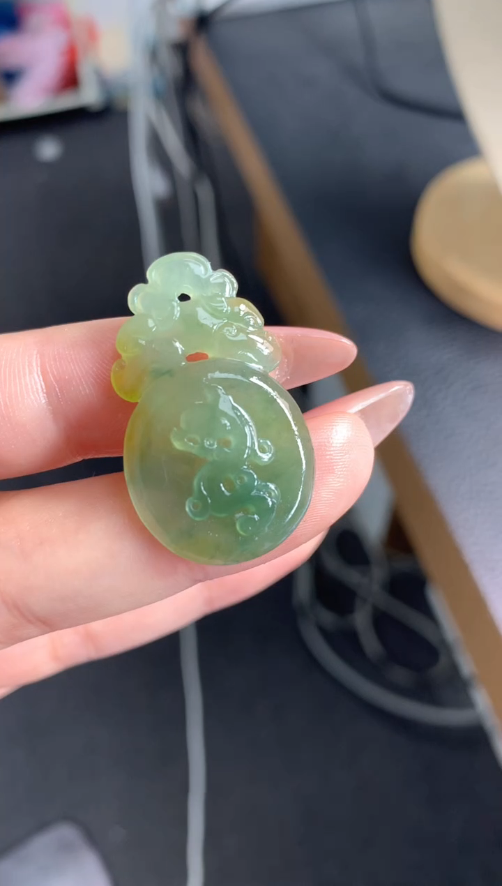 【闪购商品】定制翡翠未镶嵌仿古龙