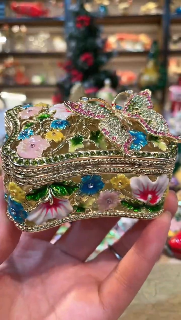 【闪购商品】珐琅彩首饰收纳盒