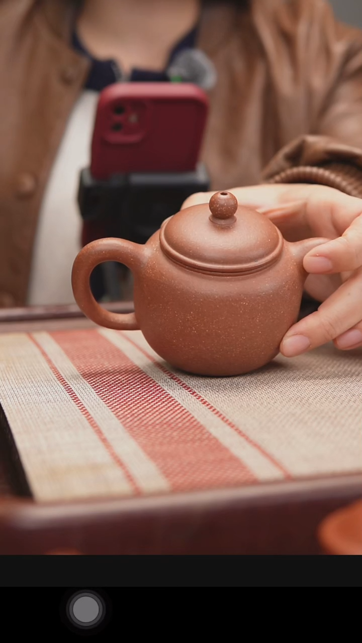 茶壶紫砂微瑕黑墩头匏尊200cc