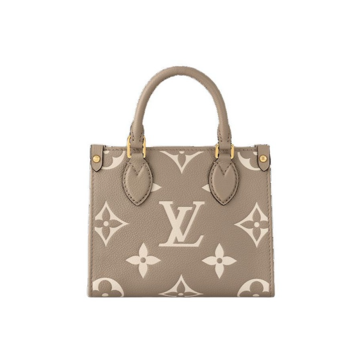 全新未使用 LouisVuitton/路易威登 onthego bb 大象灰丛林托特包