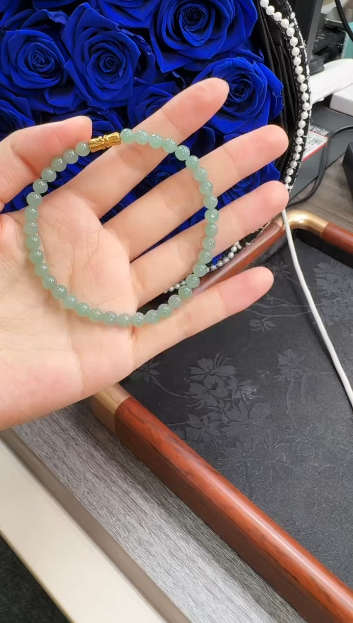 未镶嵌手串翡翠手串